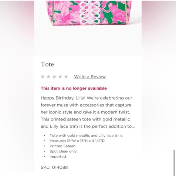 Lilly Pulitzer Tote Bag and Clutch Set NWT - Picture 4 of 12